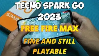 Free Fire Max in Tecno Spark Go 2023 (Hand Cam)