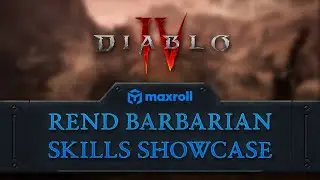 Rend Barbarian Leveling Skills - Diablo 4