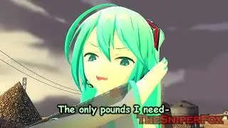 Miku Thinks The Sniper is Bri Ish but its Widescreen