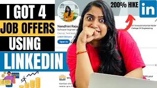 5 secret tricks to get JOB using LINKEDIN தமிழ்🔥😳HR finding,Hiring search,Message Templates