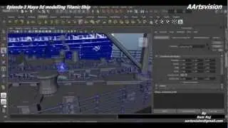 Speed titanic Ship 3d Modelling pt 4