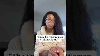 The submissive woman controls the man 
