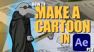 How to Make a Cartoon in After Effects (pt 1) -  Character Animation