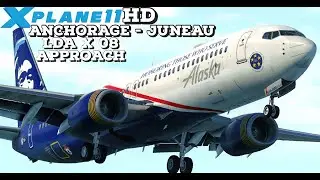 X-Plane 11HD/ 737 ZiboMod - PANC - PAJN/ Reshade - 4K Model - Real PFD Mod - 1080p@60fps