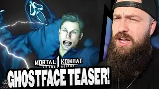 GHOSTFACE *NEW* Teaser Trailer! [REACTION] | Mortal Kombat 1