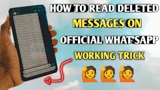 How to read deleted messages in official whatsapp tamil