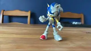 Metal Virus Sonic figure unboxing and stop motion