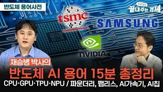 채승병 박사의 반도체 AI 용어 15분 총정리-CPU·GPU·TPU·NPU #파운더리 #팹리스 #AI가속기 #AI칩 #테크노믹스