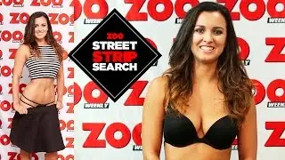 25 year old Kiwi, Loaan shows off her incredible curves in ZOO's Street Strip Search HD