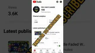 Thanks for 100 subcriber 😢