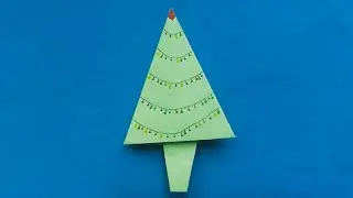 Оригами Новогодняя Ёлка // Origami christmas tree