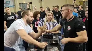 Ivan Matyushenko vs. Vitaly Timofeev (Moscow region, 12.12.2020). Armwrestling
