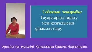 Арнайы пән оқытушысы Капсамиева К.Н