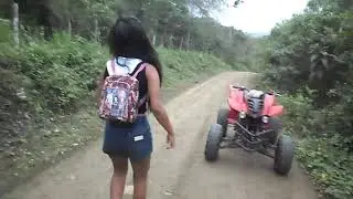 NEVER Take a leak next to a male horse in the jungle being a girl FUNNY COMEDY