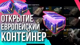 🔥 ОТКРЫТИЕ ЕВРОПЕЙСКИЙ КОНТЕЙНЕР 🔥 Tanks Blitz