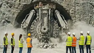 Tunnel Boring Machine Breakthrough Celebration