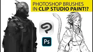 PHOTOSHOP ARTIST IMPORTS BRUSHES INTO CLIP STUDIO PAINT!?