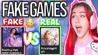 I PLAYED FAKE ROYALE HIGH GAMES & FOUND THE 