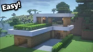 Minecraft: How To Build A Big Survival House / Tutorial