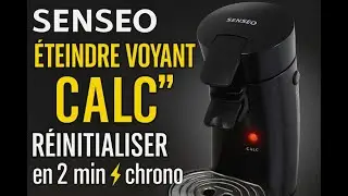 Comment réinitialiser une cafetière Senseo Philips ou désactiver le voyant Calc ?