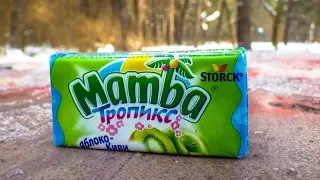Влог Мамба конфеты пробуем на морозе