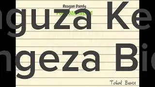 Reagan Dandy - Punguza kelele