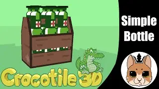 Simple Bottle in Crocotile 3D