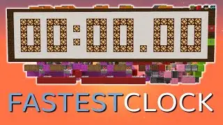 We Made The FASTEST Stopwatch In Minecraft!