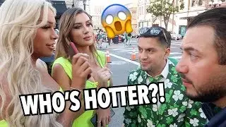 ASKING STRANGERS TO RATE US!!