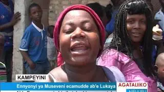 Ennyonyi ya Museveni ecamudde ab’e Lukaya