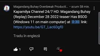 (REQUESTED)Magandang Buhay (Replay) December 28 2022 teaser has BSOD on Windows 11