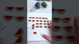 Арбузные серьги