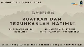 #HYMN​​​​​​ 05/01/25 - 07.30 WITA | GI. Naniek Y. Bunyamin ~ Kuatkan & teguhkanlah hatimu!