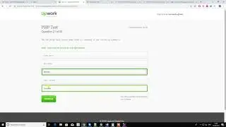 UPWORK PHP EXAM (4.65 out of 5)