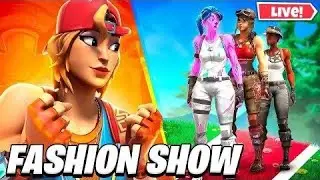 (LIVE) 🔴 Fortnite Live Fashion Show Games! (real)