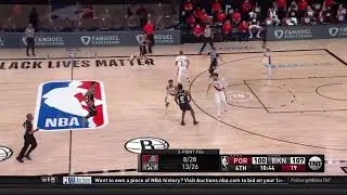 Damian Lillard deep 3 VS The Nets