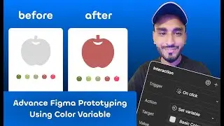 Color Prototype with Variables in Figma