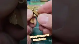 Clothespin Clamps Fantastic for Small Model Building Projects