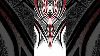 Day 55 drawing dark style abstract 