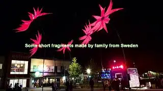 Filmed by family in Sweden, Lights in Alingsås 2024