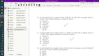 Lecture 6Mcq's rotational motion