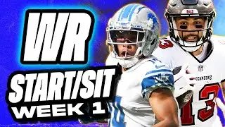 🔥 WEEK 1 WR MUST Start/Sit Picks! 🚀 | 2024 Fantasy Football Advice