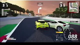 Headz Go Racing at Barcelona in a GTV against some AI.