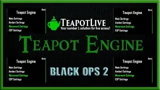 TeapotLive's Off-Host Engine Beta | Black Ops 2 | Aimbot + Wallhacks & More! | Xbox 360 RGH/JTAG