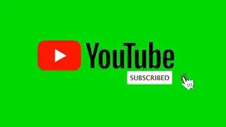` Green Screen Subscribe  Button free ✓ No Copyright