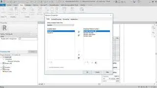 Create a Titleblock with Labels and the Revision Schedule in Revit