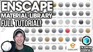 How to Use the NEW Enscape Material Library and Editor!