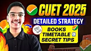 Ultimate GUIDE to CRACK CUET 2025🔥 | 6-Month Master Plan for CUET & Board Exams