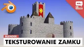 Teksturowanie zamku - Blender 2.8