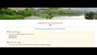 JEE Advanced 2023 Response Sheet Available !!